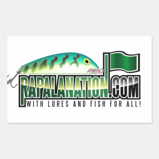 Sticker Rectangulaire RapalaNation Gear ! (Devant)