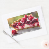 Sticker Rectangulaire Raspberry (Enveloppe)