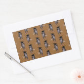 Sticker Rectangulaire Rat Le Plus Intelligent De La Ville (Enveloppe)