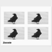 Sticker Rectangulaire Raven fier (Feuille)