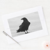 Sticker Rectangulaire Raven fier (Enveloppe)