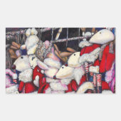 Sticker Rectangulaire Réalité sur les vacances (Devant)