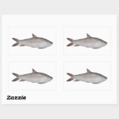 Sticker Rectangulaire Reba Carp (Feuille)