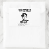 Sticker Rectangulaire Recherché Jesse James (Sac)