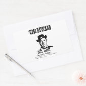 Sticker Rectangulaire Recherché Jesse James (Enveloppe)