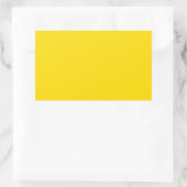 Sticker Rectangulaire Rectangle couleur jaune (Sac)