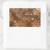Sticker Rectangulaire Rectangle de l'autocollant d'impression "cuivre" m (Sac)
