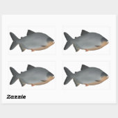 Sticker Rectangulaire Red-bellied Pacu (Feuille)