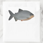 Sticker Rectangulaire Red-bellied Pacu (Sac)