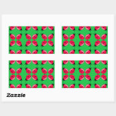 Sticker Rectangulaire Red Ladybugs (Feuille)