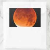 Sticker Rectangulaire Red Moon (Sac)