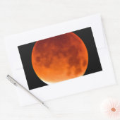 Sticker Rectangulaire Red Moon (Enveloppe)