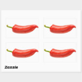 Sticker Rectangulaire Red pepper (homonymie) (Feuille)