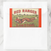 Sticker Rectangulaire Red Ranger (Sac)