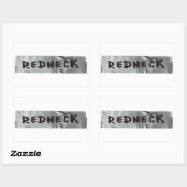 STICKER RECTANGULAIRE REDNECK (Feuille)