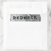 STICKER RECTANGULAIRE REDNECK (Sac)