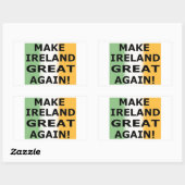 STICKER RECTANGULAIRE REFAÇONS L'IRLANDE ENCORE UNE FOIS ! (Feuille)