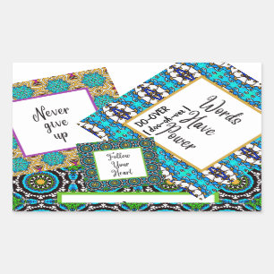 Sticker Rectangulaire Refaire Rêver Planifier Refaire