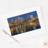 Sticker Rectangulaire Réflections de Pittsburgh (Enveloppe)