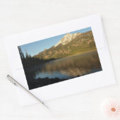 Sticker Rectangulaire Réflexion à Jenny Lake I (Enveloppe)