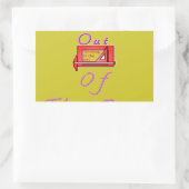 Sticker Rectangulaire Réflexion à l'extérieur de la conception de boîte (Sac)