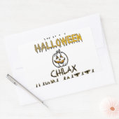 Sticker Rectangulaire Refroidissez et détendez-vous Happy Halloween Coll (Enveloppe)