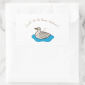 Sticker Rectangulaire Regarde tous ces poulets ! (Sac)