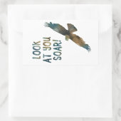 Sticker Rectangulaire regardez-vous sonner bokeh (Sac)