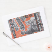 Sticker Rectangulaire Réimpression de l'affiche britannique de guerre (Enveloppe)
