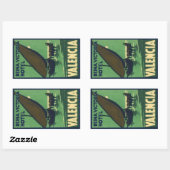 Sticker Rectangulaire Reina Victoria Hotel Valencia (Feuille)