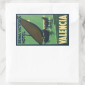Sticker Rectangulaire Reina Victoria Hotel Valencia (Sac)