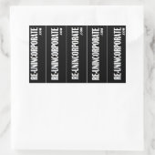 STICKER RECTANGULAIRE RÉINCORPORER (Sac)