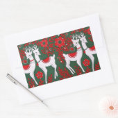 Sticker Rectangulaire Reinder (Enveloppe)