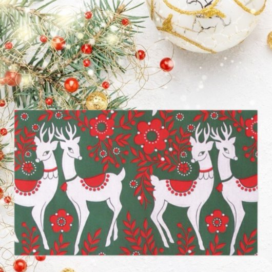 Sticker Rectangulaire Reinder