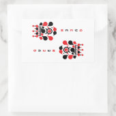 STICKER RECTANGULAIRE REINE (Sac)