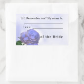 Sticker Rectangulaire Relation avec l'Autocollant Mariage de mariée (Sac)
