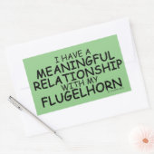Sticker Rectangulaire Relation significative Flugelhorn Rectangulaire St (Enveloppe)