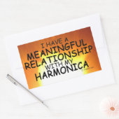 Sticker Rectangulaire Relation significative Harmonica Stic Rectangulair (Enveloppe)