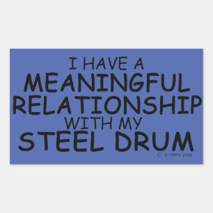 Sticker Rectangulaire Relation significative Tambour en acier Sti rectan