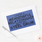 Sticker Rectangulaire Relation significative Tambour en acier Sti rectan (Enveloppe)