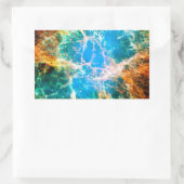 Sticker Rectangulaire Rémanent de supernova de la nébuleuse du Crabe pho (Sac)