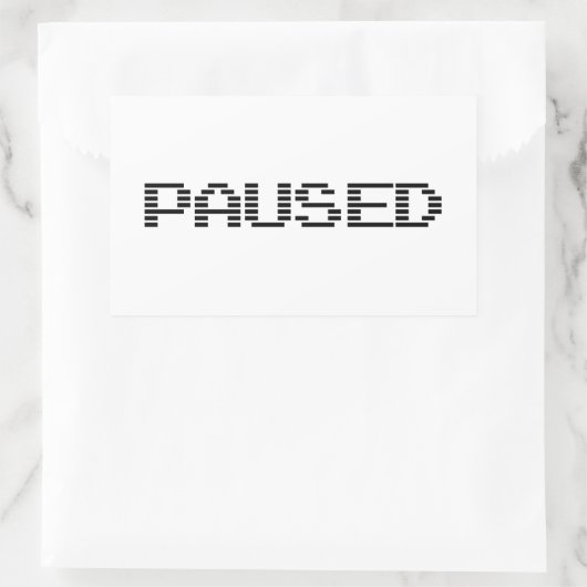 STICKER RECTANGULAIRE REMBOURSÉ (Sac)