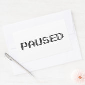 STICKER RECTANGULAIRE REMBOURSÉ (Enveloppe)