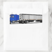 Sticker Rectangulaire Remorque semi-tracteur (Sac)