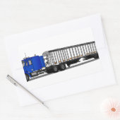 Sticker Rectangulaire Remorque semi-tracteur (Enveloppe)
