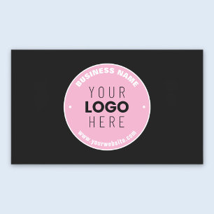 Sticker Rectangulaire Remplacement de logo facile & Texte modifiable R