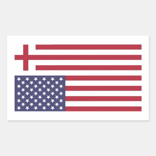 Sticker Rectangulaire Rendre à l'Amérique son drapeau (Devant)