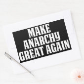 Sticker Rectangulaire Rendre à l'anarchie sa grandeur (Enveloppe)