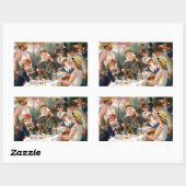 Sticker Rectangulaire Renoir French Luncheon Booking Party (Feuille)