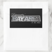 Sticker Rectangulaire Représenter La Baie (Sac)